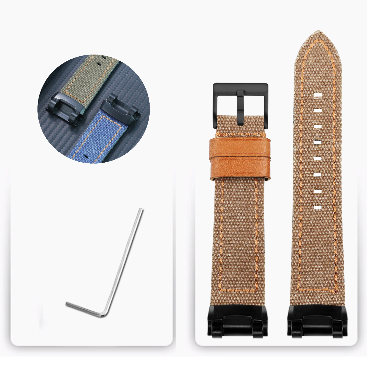 Replacement Canvas Strap for Casio GR-B100 Air Rescue