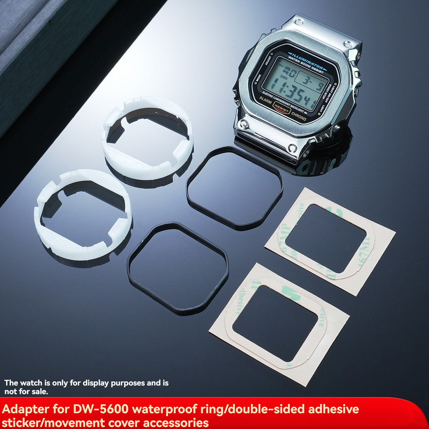 Replacement Waterproof Ring & Adhesive Kit for Casio G-SHOCK Square