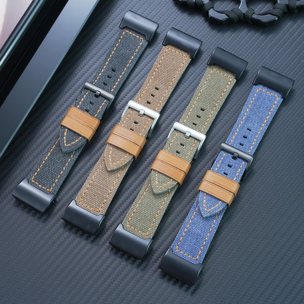 Replacement Nylon & Leather Strap for Casio GG-1000/GWG-1000