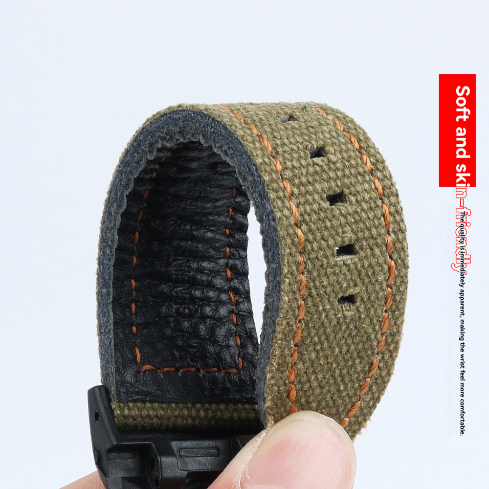 Replacement Nylon & Leather Strap for Casio GG-1000/GWG-1000