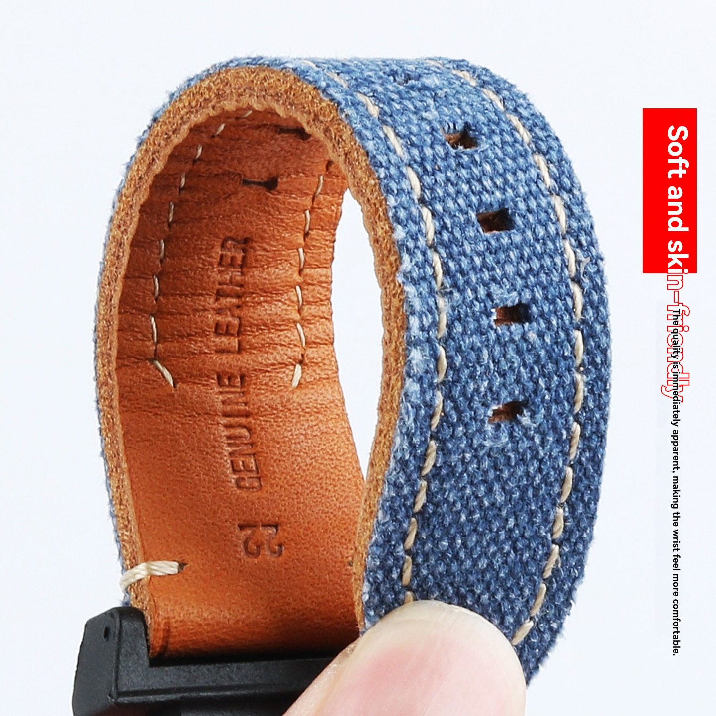 Replacement Nylon & Leather Strap for Casio GWF-1000 Frogman