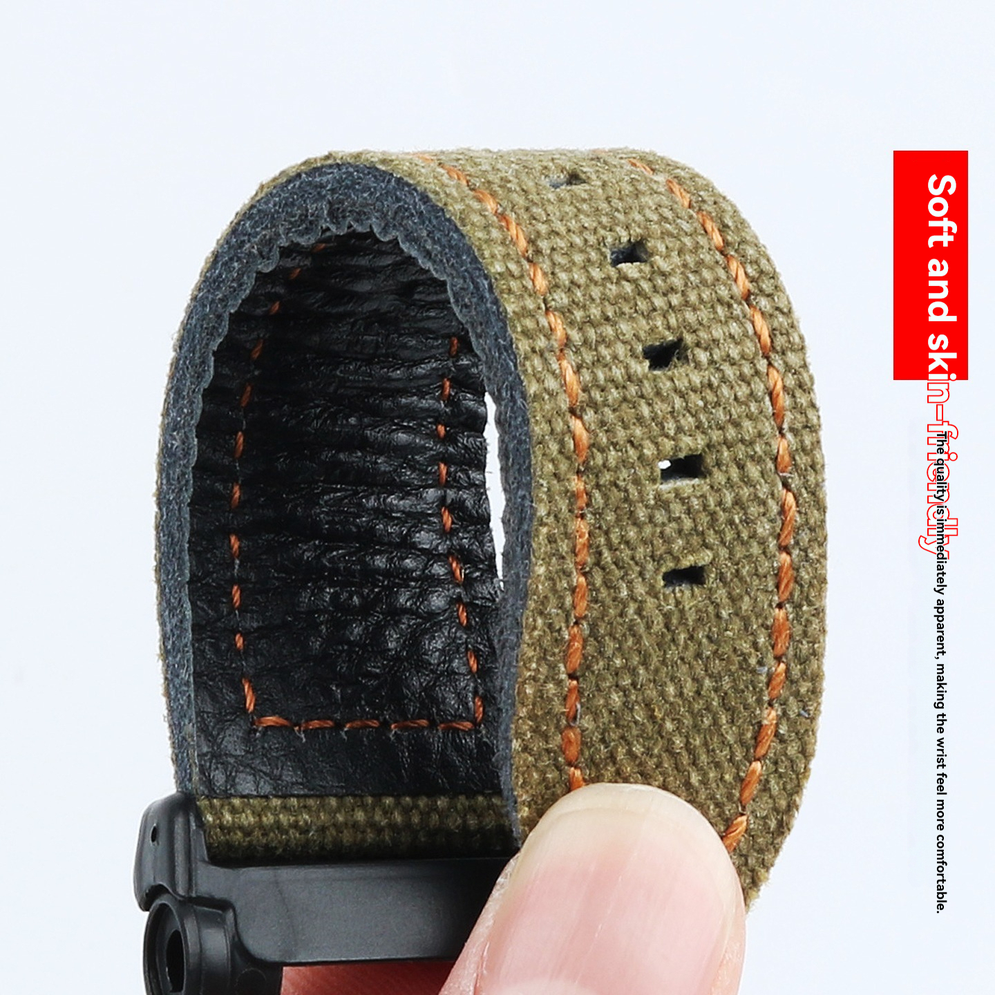 Replacement Canvas/Nylon Strap for Casio GPW-1000 Gravitymaster