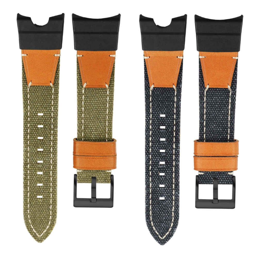 Replacement Nylon & Leather Strap for Casio GG-B100 Mudmaster