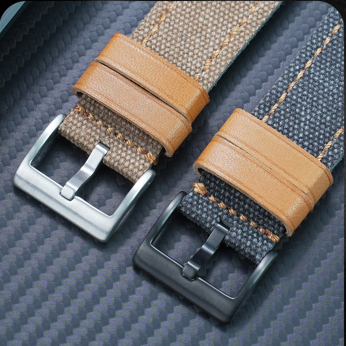 Replacement Nylon & Leather Strap for Casio GG-1000/GWG-1000