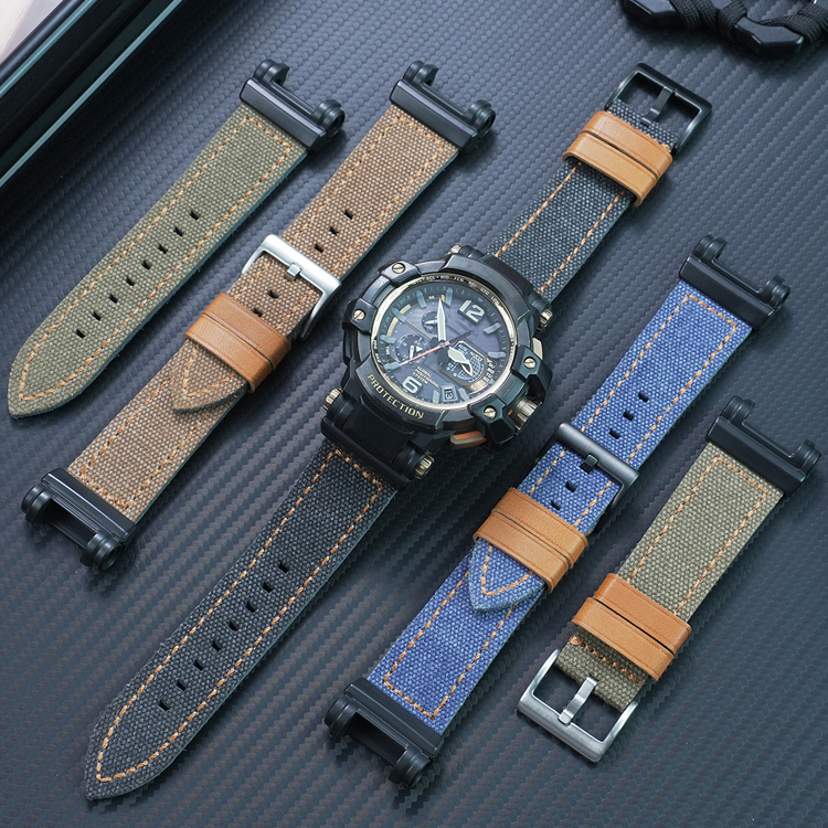 Replacement Canvas/Nylon Strap for Casio GPW-1000 Gravitymaster