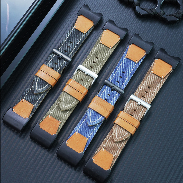 Replacement Soft Canvas Strap for Casio GWG-1000 Mudmaster