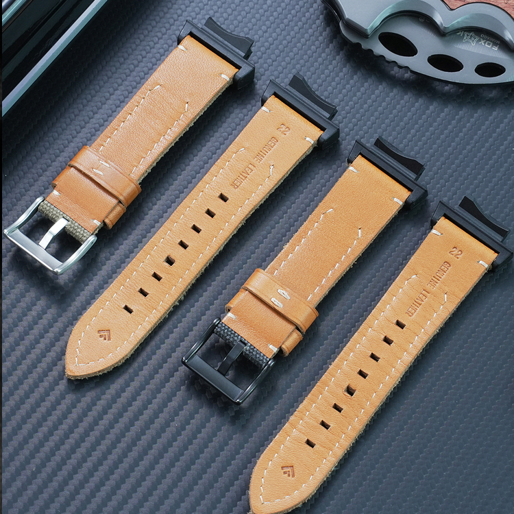 Replacement Nylon & Leather Strap for Casio GWF-1000 Frogman