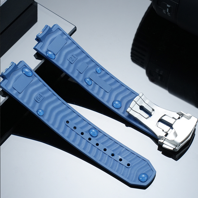 Replacement FKM Rubber Strap for Omega Seamaster 600