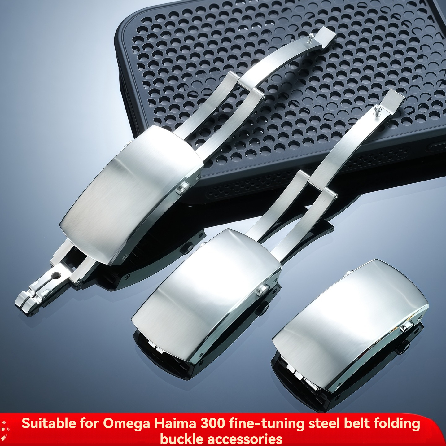 Replacement Stainless Steel Deployant Clasp for Omega Seamaster 300