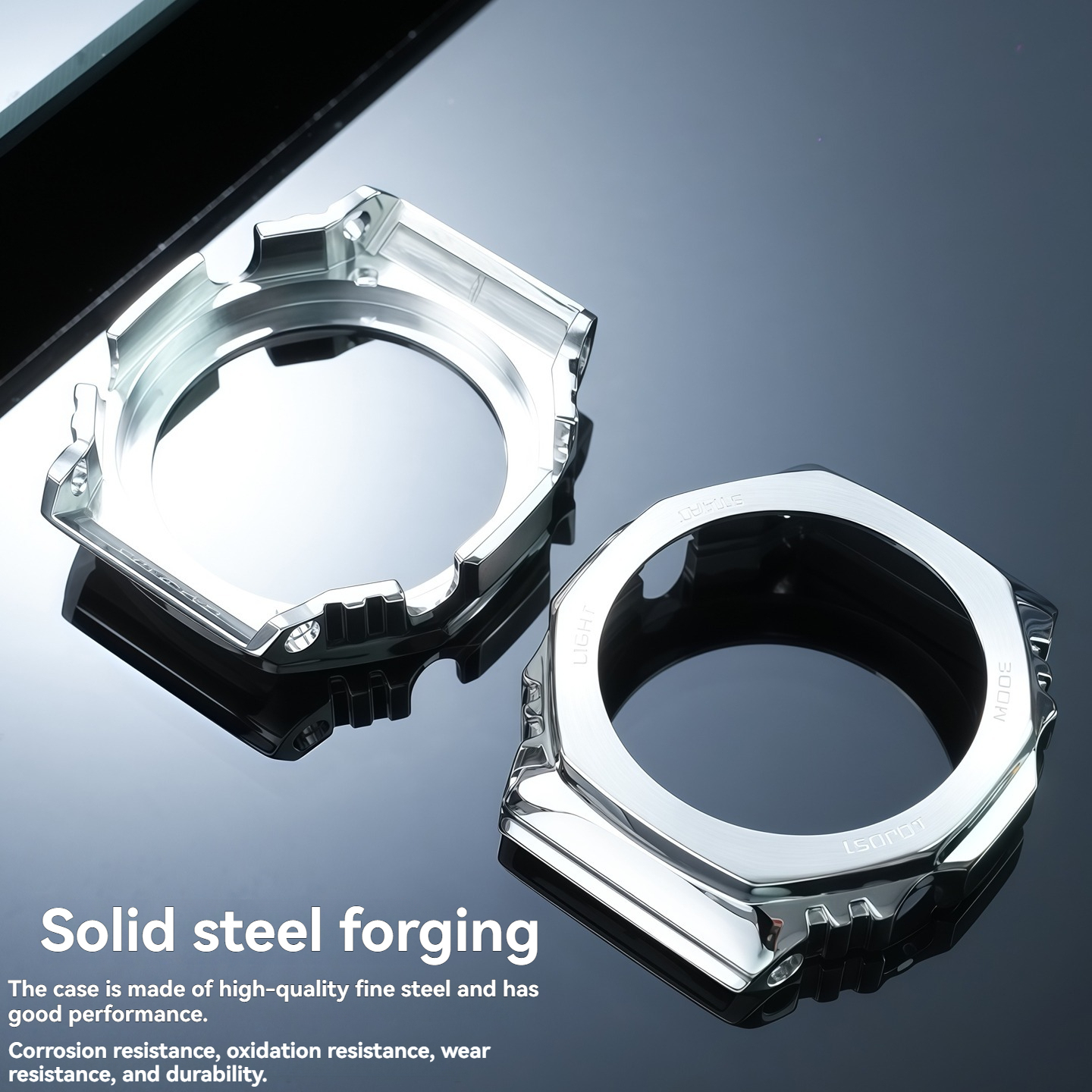 Replacement Stainless Steel Mod Kit for Casio GM-2100