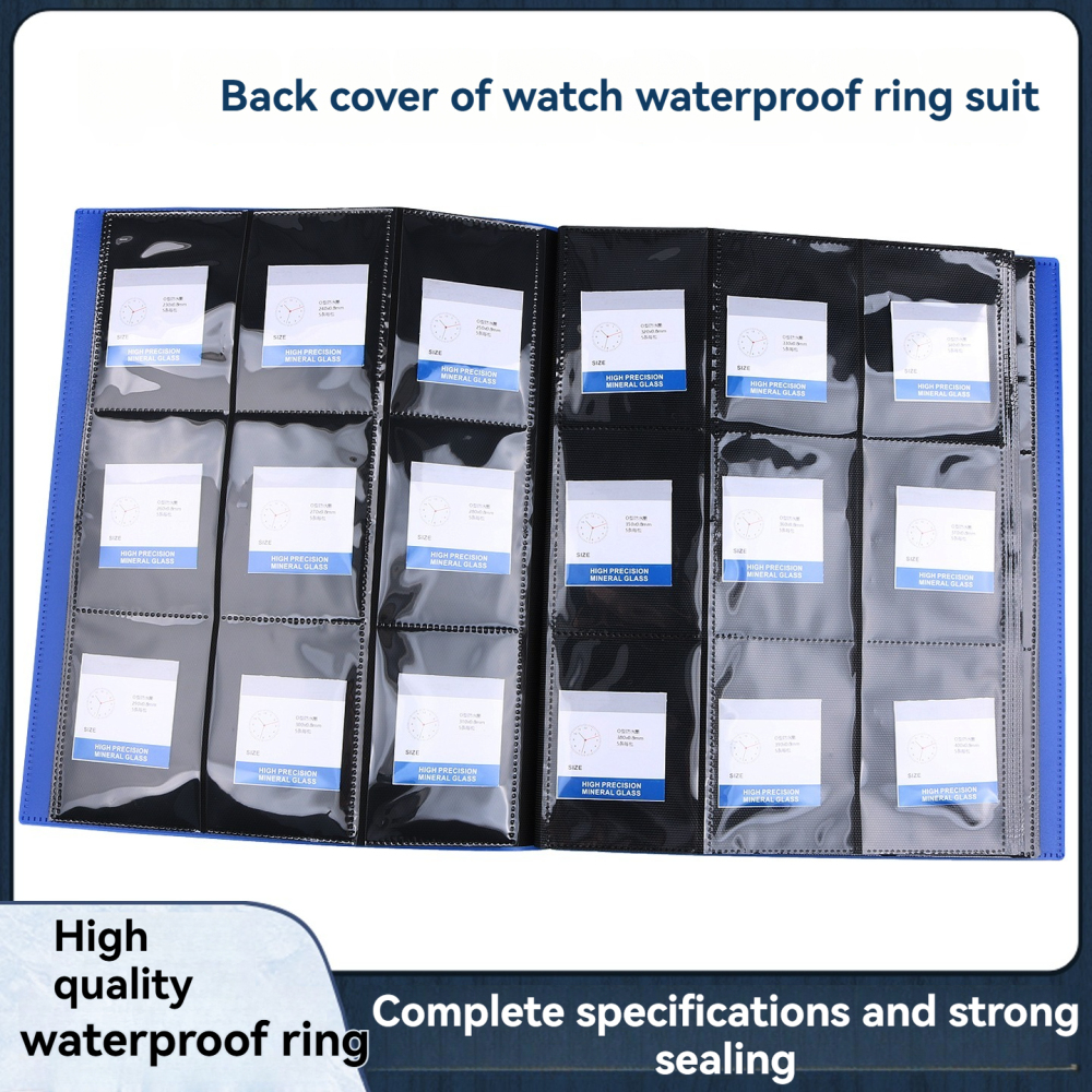 Replacement Watch Case Back Gasket Set – 0.6/0.8mm Rubber Sealing Rings