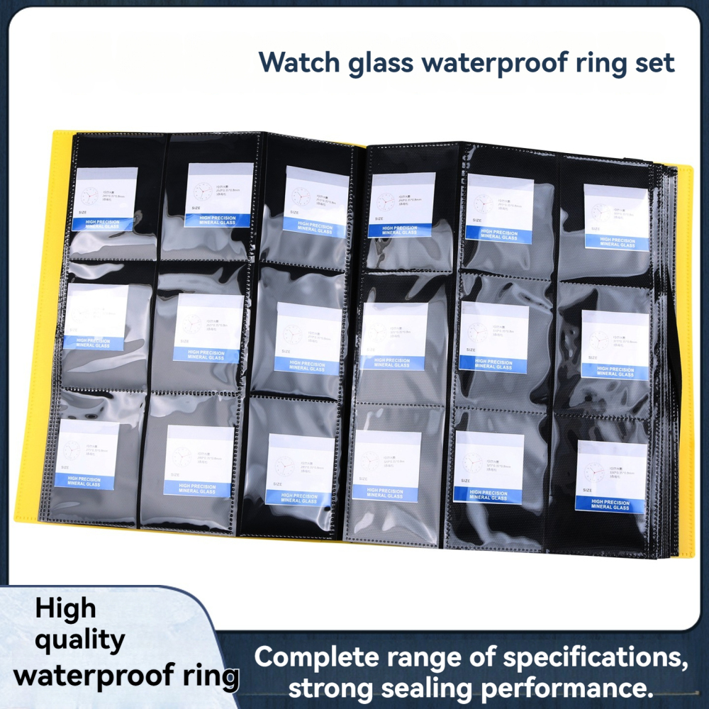 Replacement PTFE Watch Glass Gasket Set – 0.35/0.4/0.45mm White I-Ring Seals.