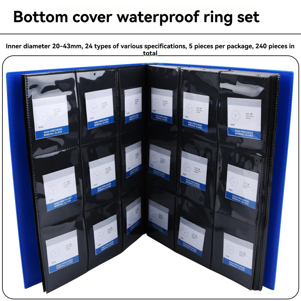 Replacement Watch Case Back Gasket Set – 0.6/0.8mm Rubber Sealing Rings