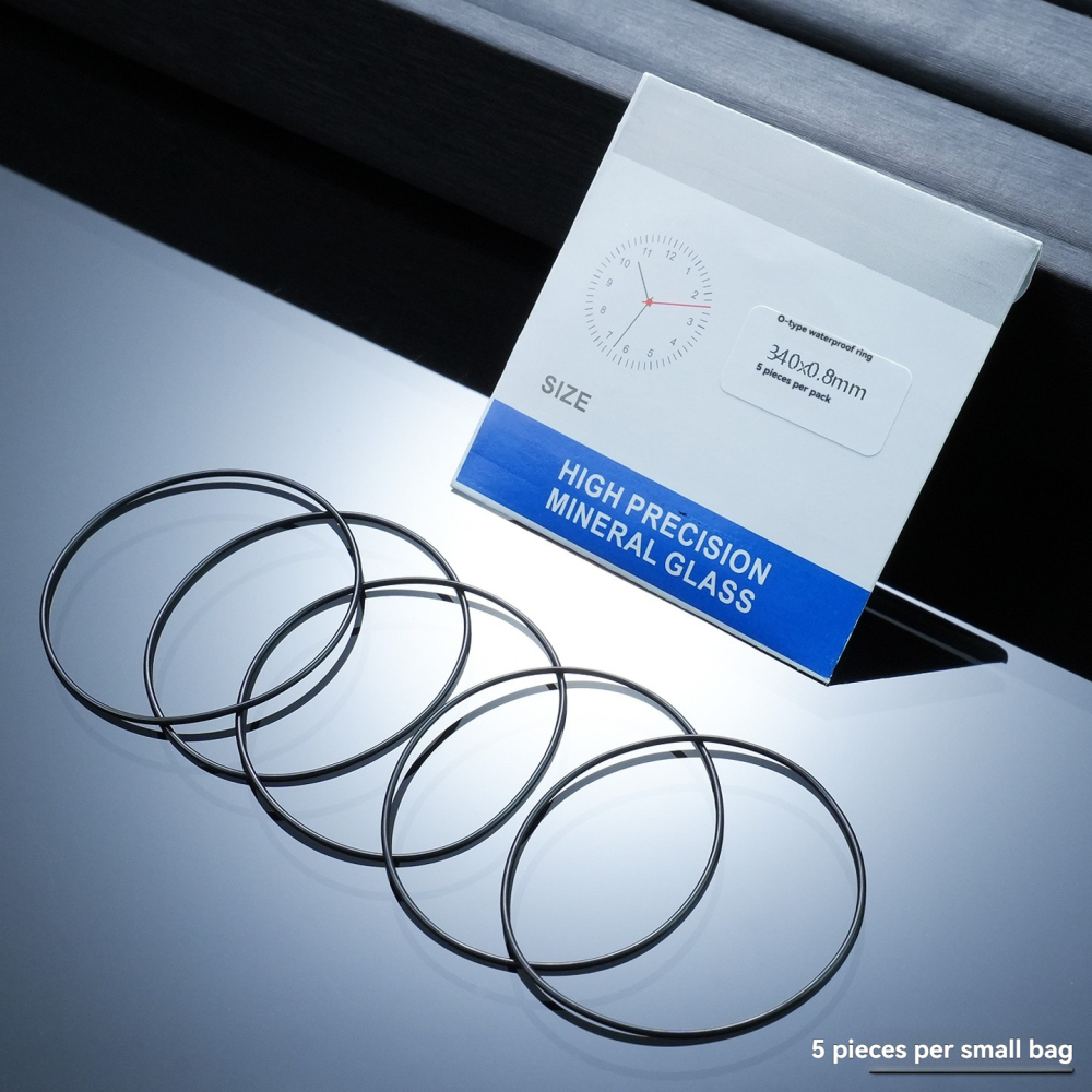Replacement Watch Case Back Gasket Set – 0.6/0.8mm Rubber Sealing Rings