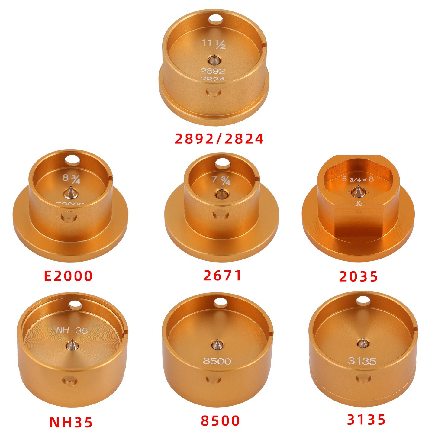 Professional Watchmaker Movement Holder Set – Solid Steel 7750/2671/NH35/3135 Stand