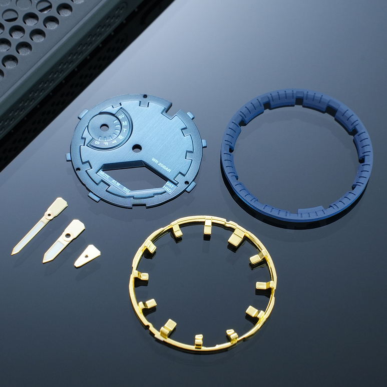 Replacement Dial Mod Kit for Casio GA-2100/GA-2110 – Metal Chapter Ring & Index Ring Set