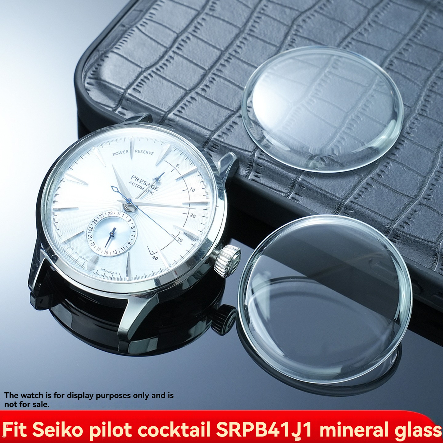 Replacement 36mm Pot-Shaped Mineral Glass for Seiko SRPB41J1/SRPJ13J1