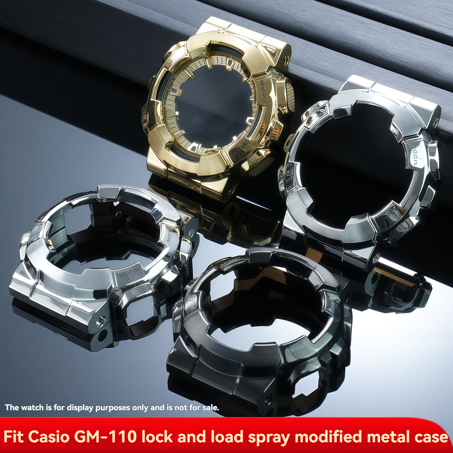 Replacement Stainless Steel Case for Casio GM-110
