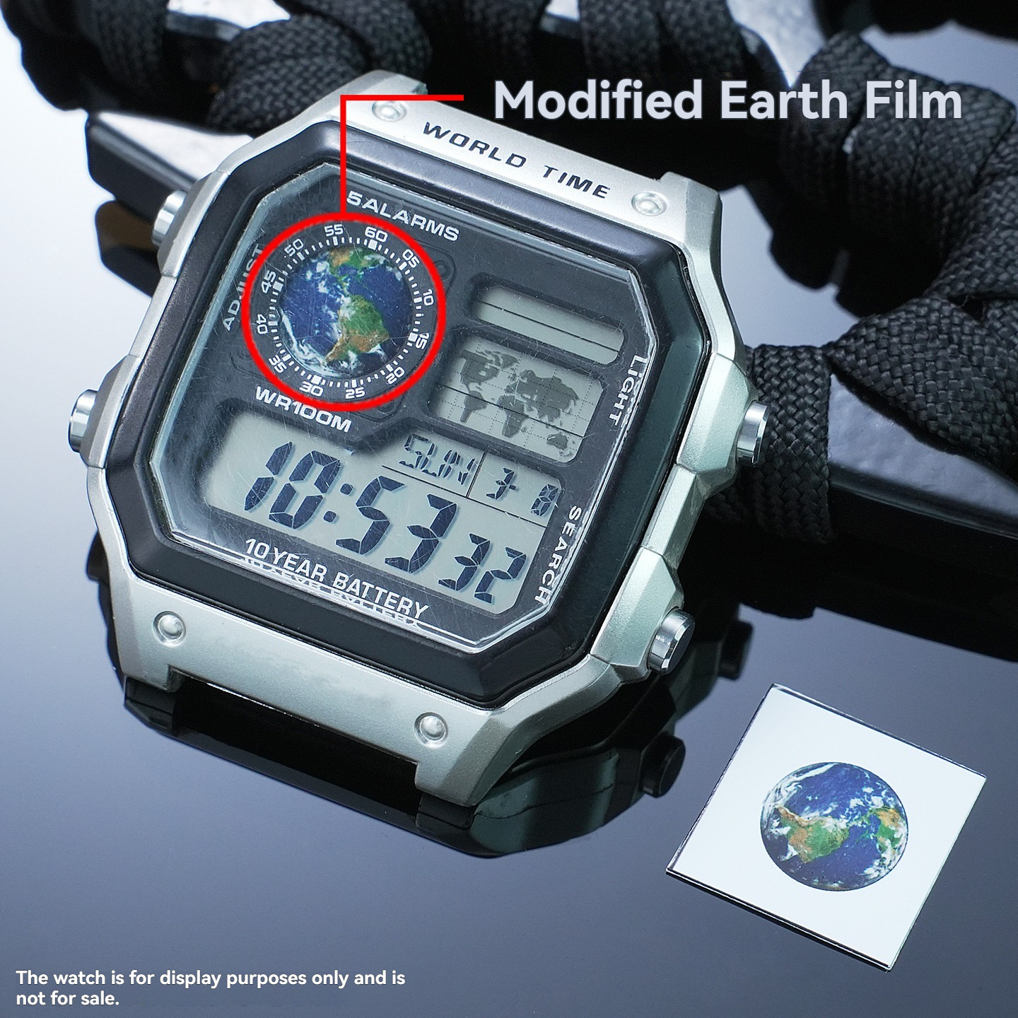 Space Theme Screen Decal for Casio AE-1200
