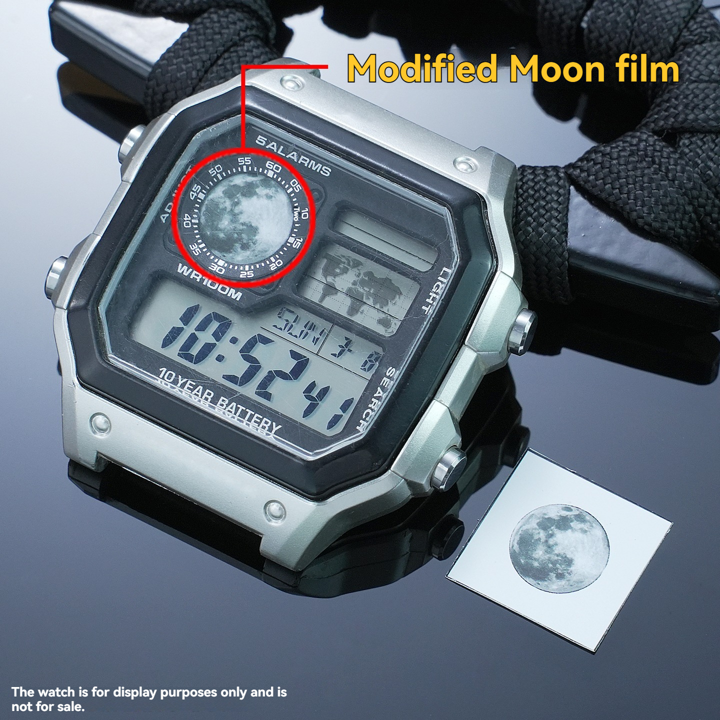 Space Theme Screen Decal for Casio AE-1200