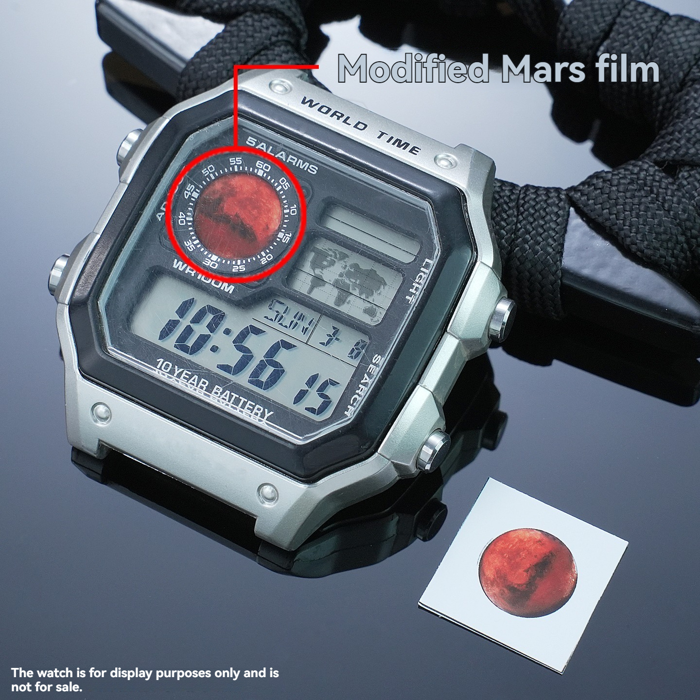 Space Theme Screen Decal for Casio AE-1200