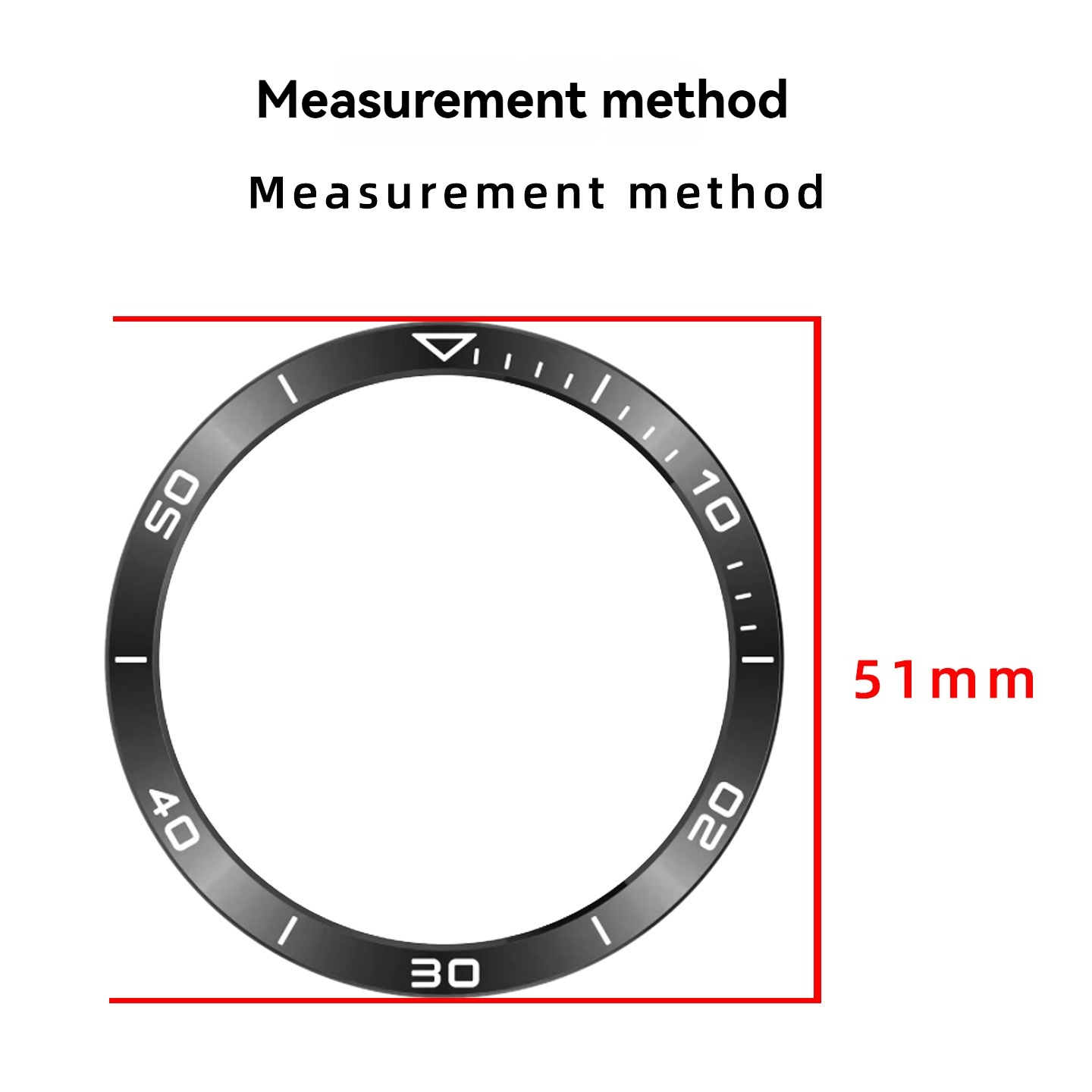 Replacement Stainless Steel Bezel for Garmin Fenix 8 47/51mm