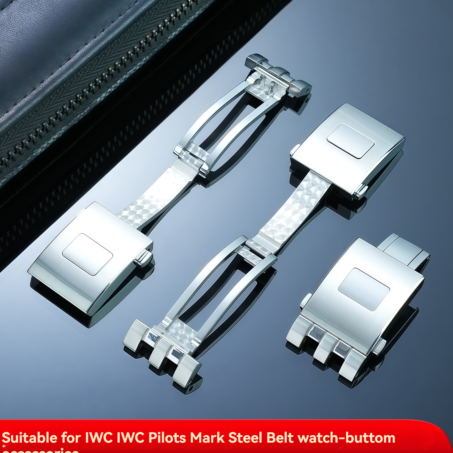 Replacement Steel Deployant Clasp for IWC Pilot Mark XVIII