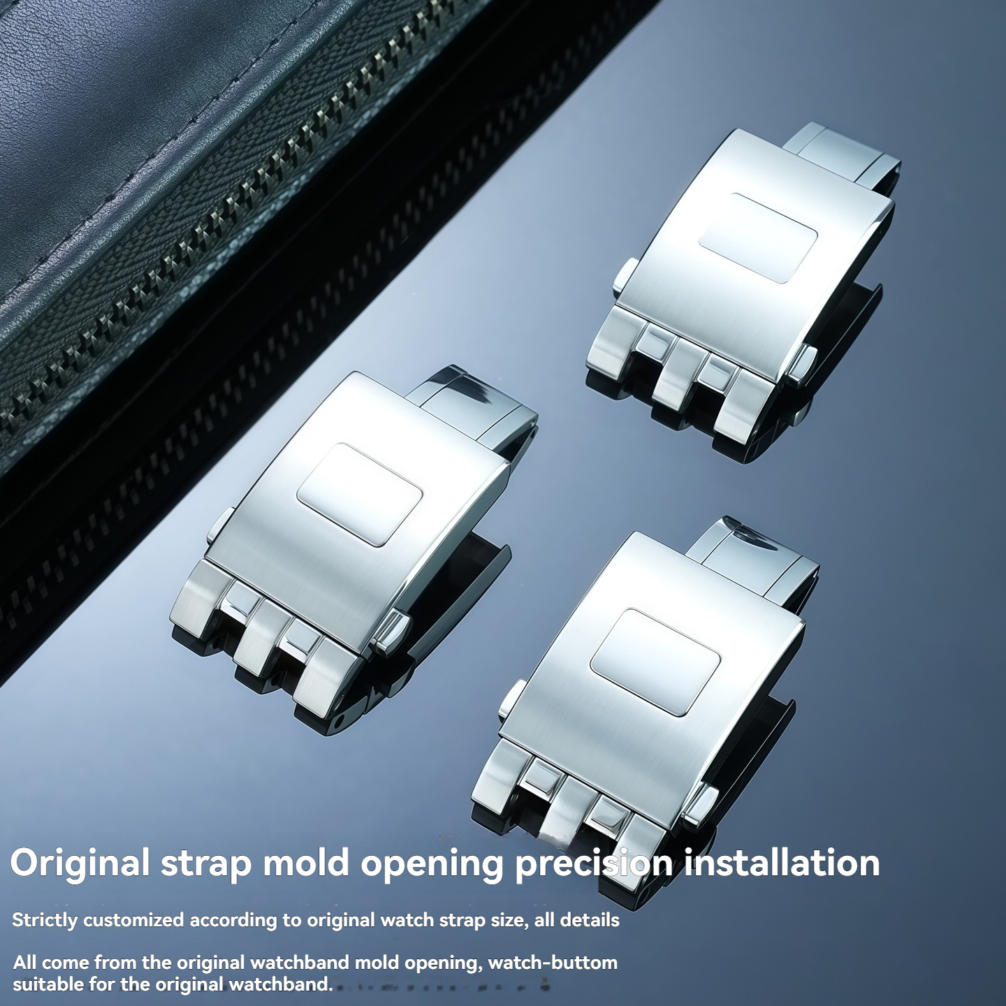 Replacement Steel Deployant Clasp for IWC Pilot Mark XVIII