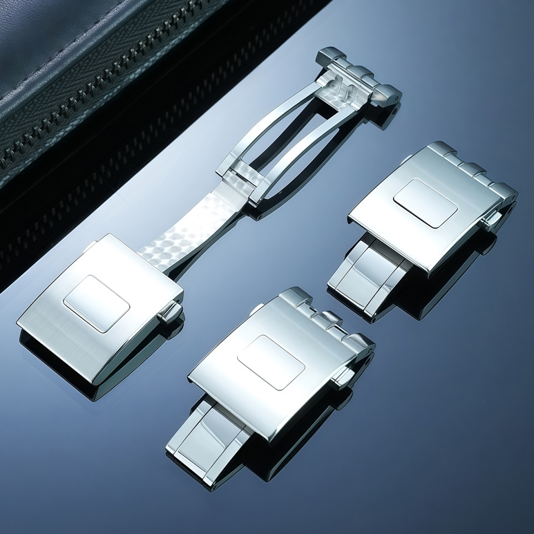 Replacement Steel Deployant Clasp for IWC Pilot Mark XVIII
