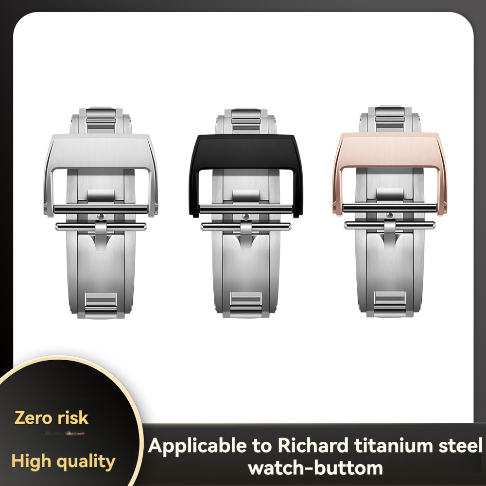 Replacement Solid Titanium Deployant Clasp for Richard Mille