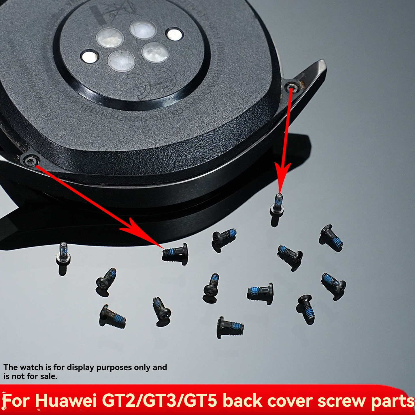 Replacement 4-Piece Back Cover Screw Set for Huawei Watch GT3/GT4/GT5/Watch3/4 Pro