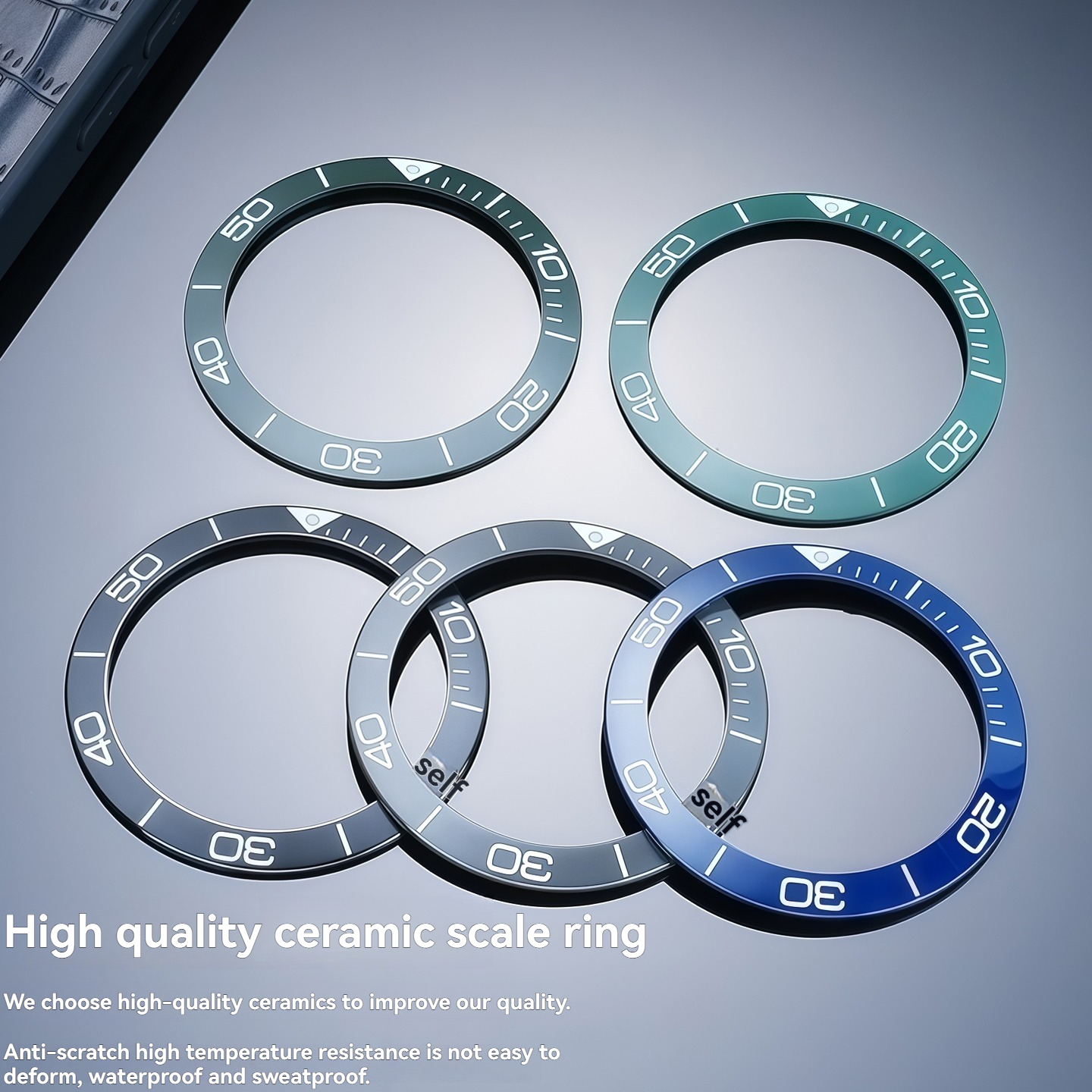 Replacement Ceramic Bezel Insert for Longines HydroConquest L3.781