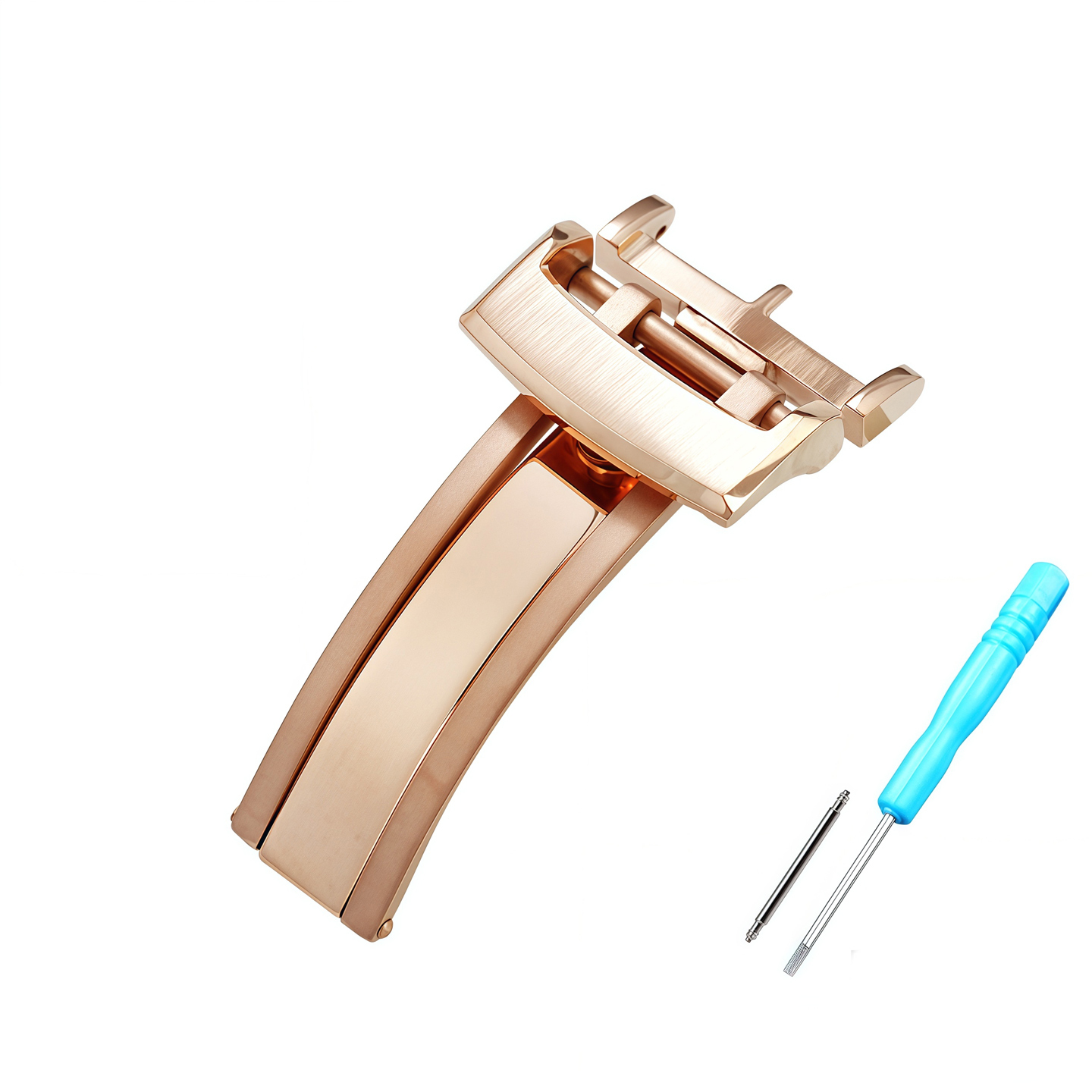 Replacement Solid Steel Deployant Clasp for Glashütte Original