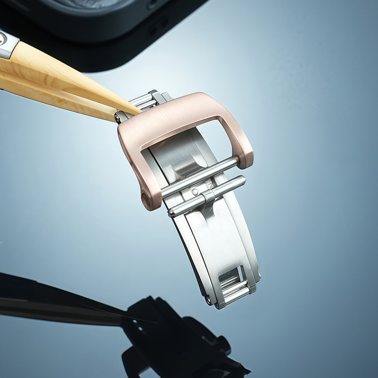 Replacement Solid Titanium Deployant Clasp for Richard Mille