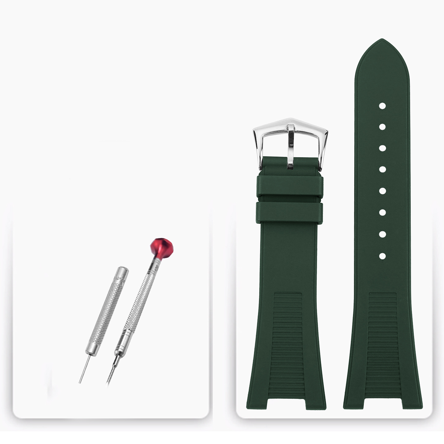 Watch case lug area shown
