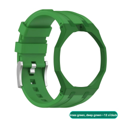 Grass Green Dark Blue - 12 O'clock Crown