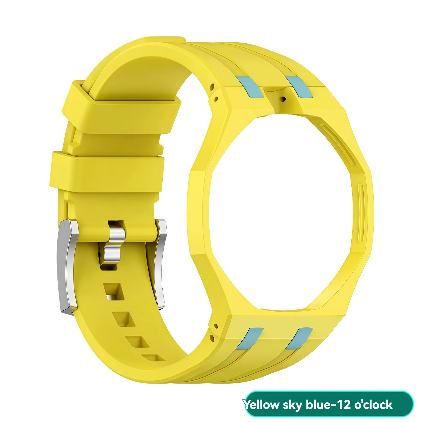 Replacement Silicone Case Strap for Swatch x AP Royal Pop