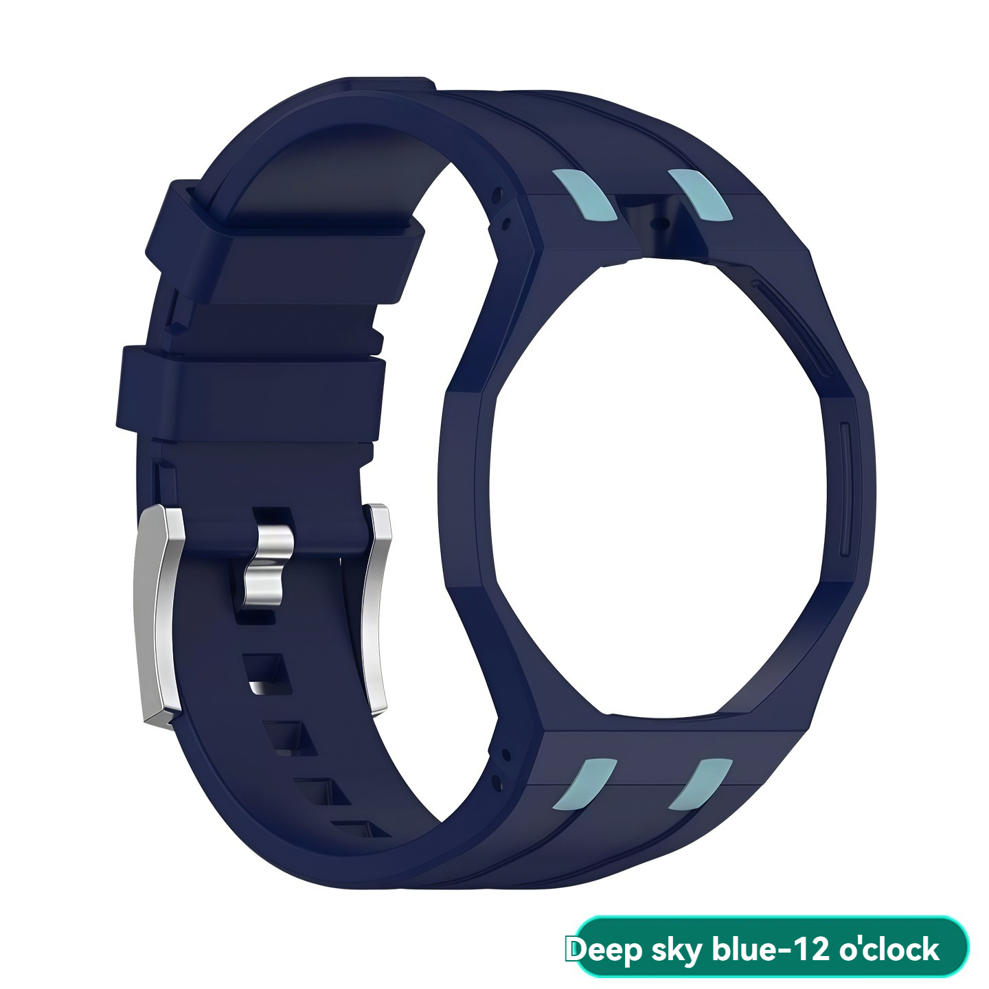Replacement Silicone Case Strap for Swatch x AP Royal Pop