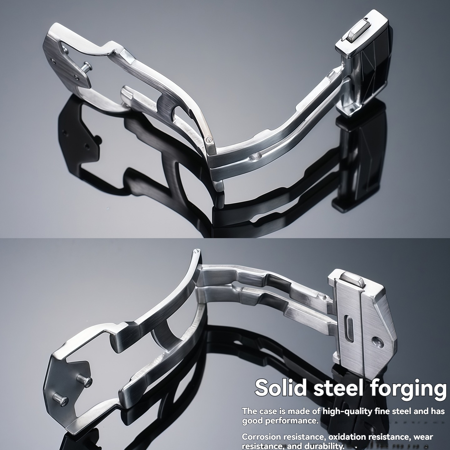 Replacement Stainless Steel Deployant Clasp for Hublot