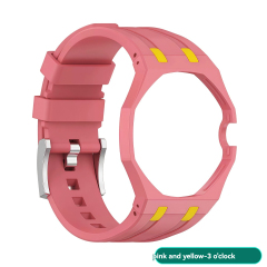 Pink Yellow - 3 O'clock Crown