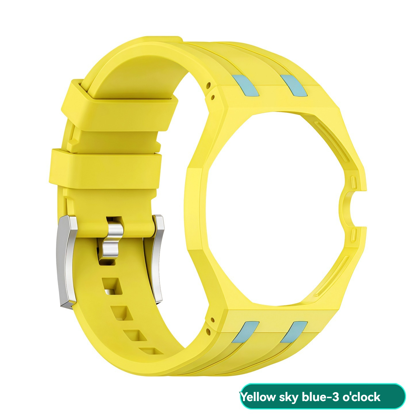 Replacement Silicone Case Strap for Swatch x AP Royal Pop