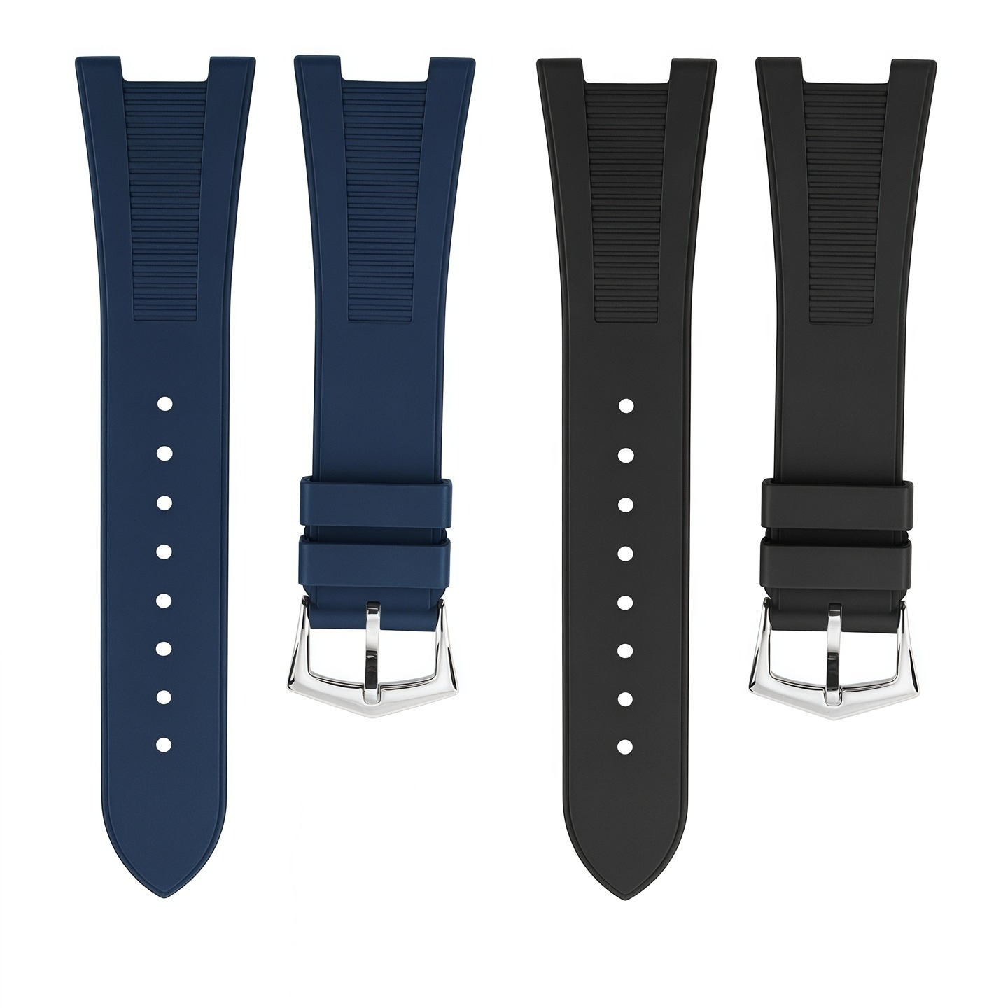 Replacement Notched FKM Rubber Strap for Patek Philippe Nautilus 5711/5712/5726/5980