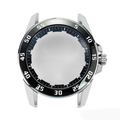 Silver Case Black Bezel