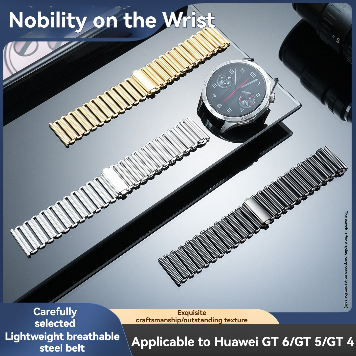 Replacement Stainless Steel Band for Huawei GT6/GT5/GT4