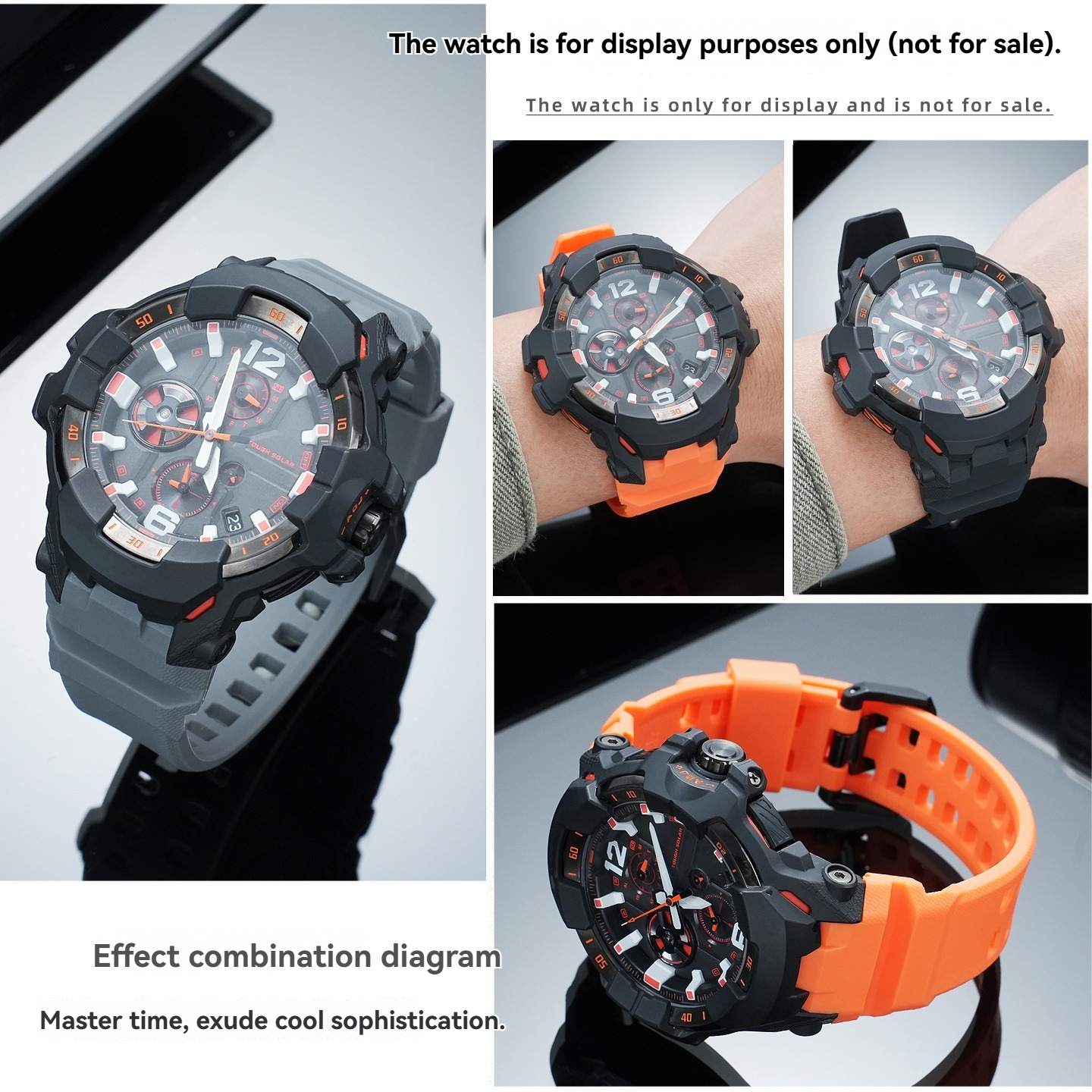 Replacement   Silicone Strap for Casio GR-B300