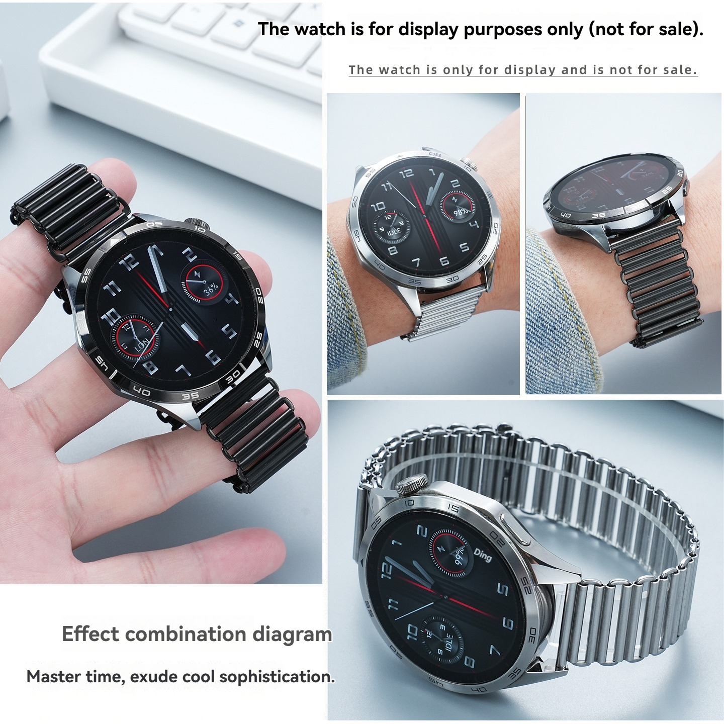 Replacement Stainless Steel Band for Huawei GT6/GT5/GT4
