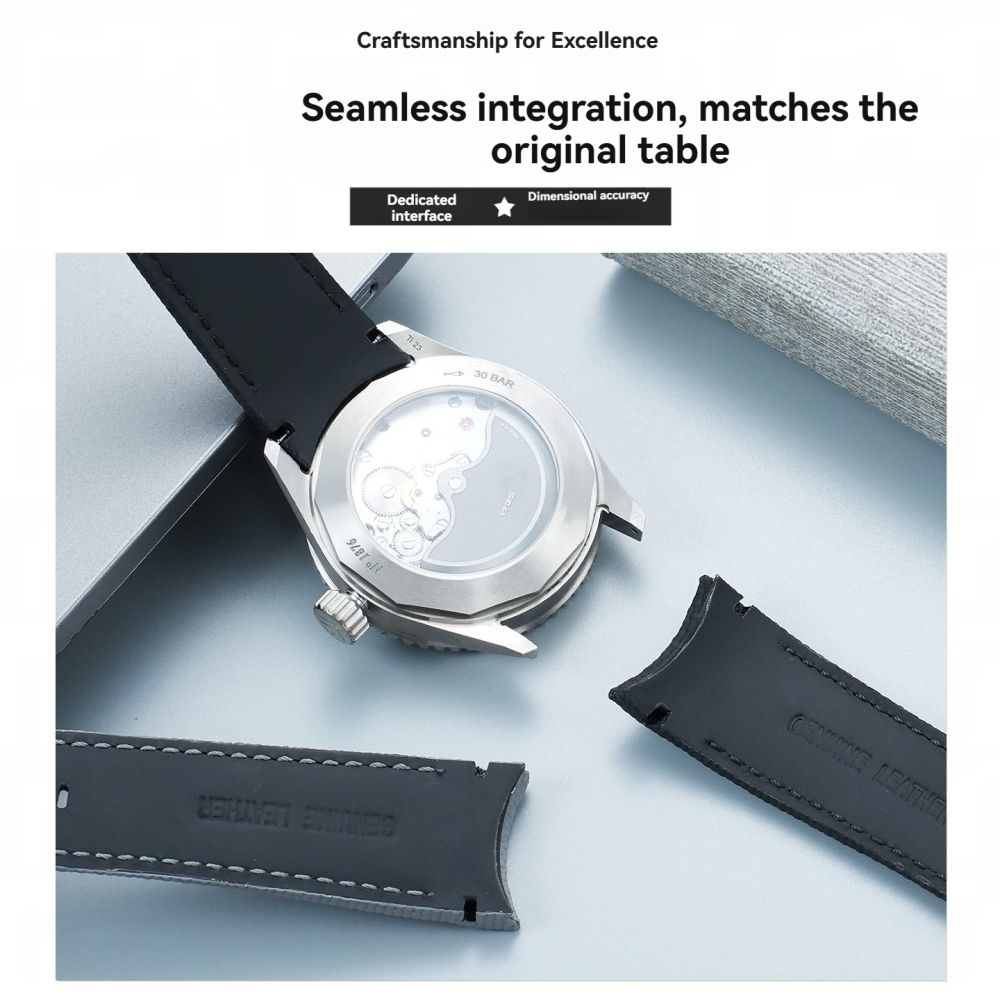 Replacement FKM Rubber Strap for Blancpain Fifty Fathoms 5000 – 23mm