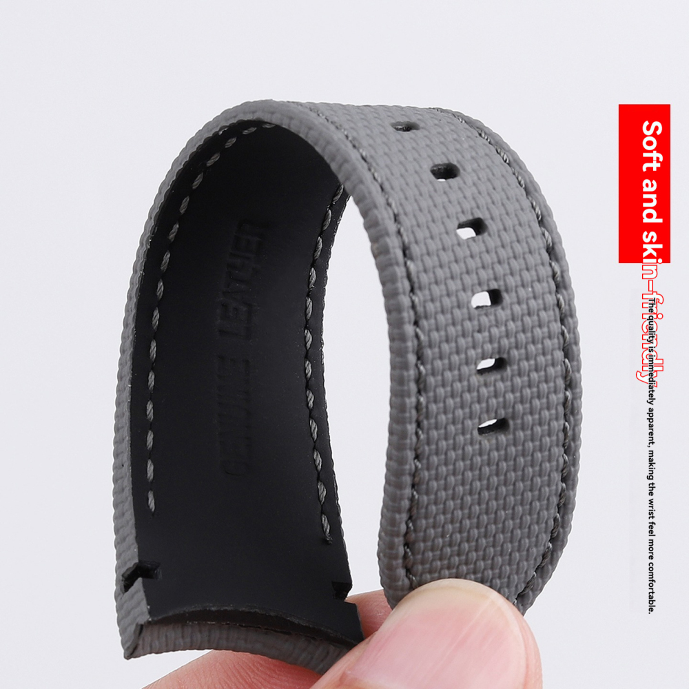 Replacement FKM Rubber Strap for Blancpain Fifty Fathoms 5000 – 23mm
