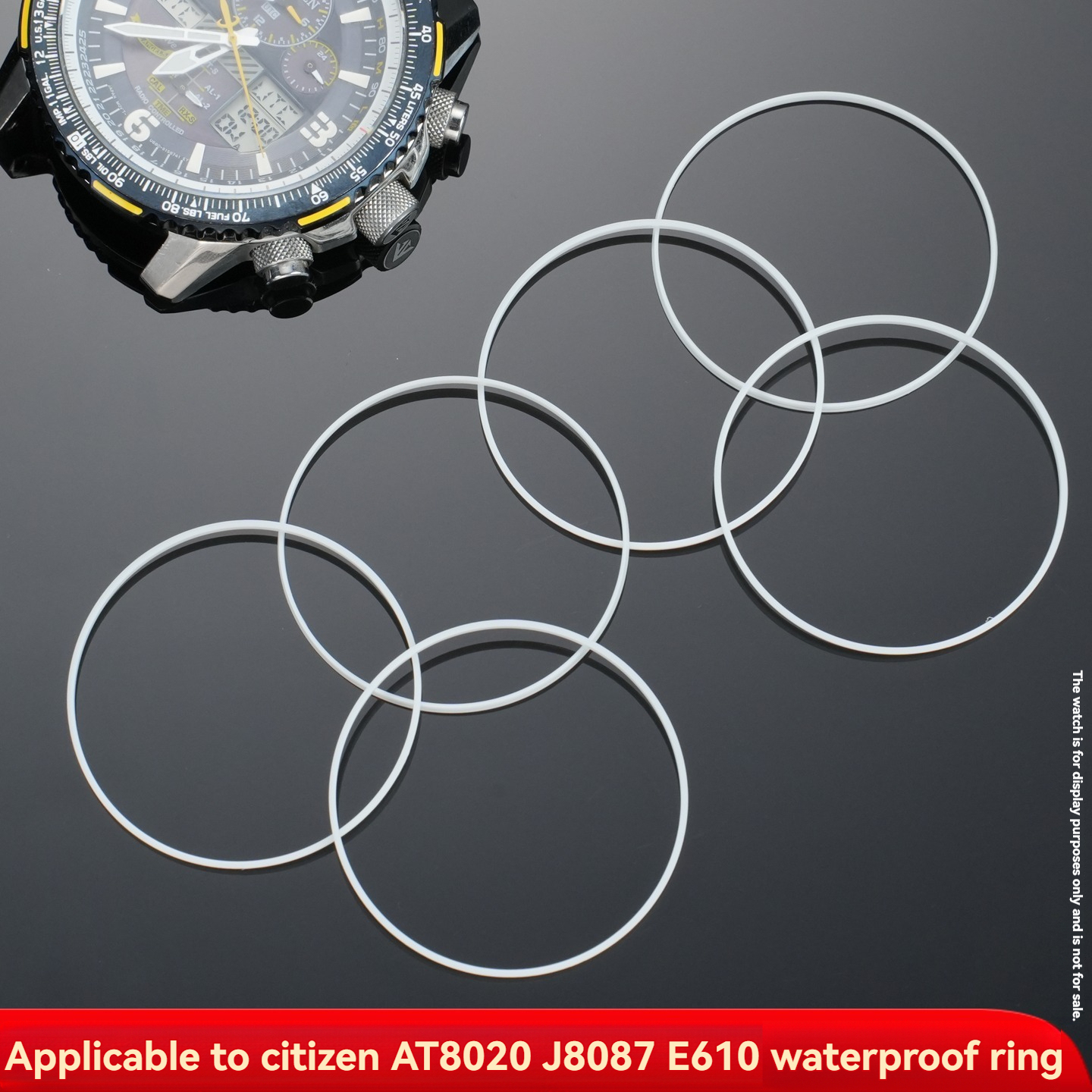 Replacement PTFE Case Back Gasket for Citizen AT8020 Blue Angels