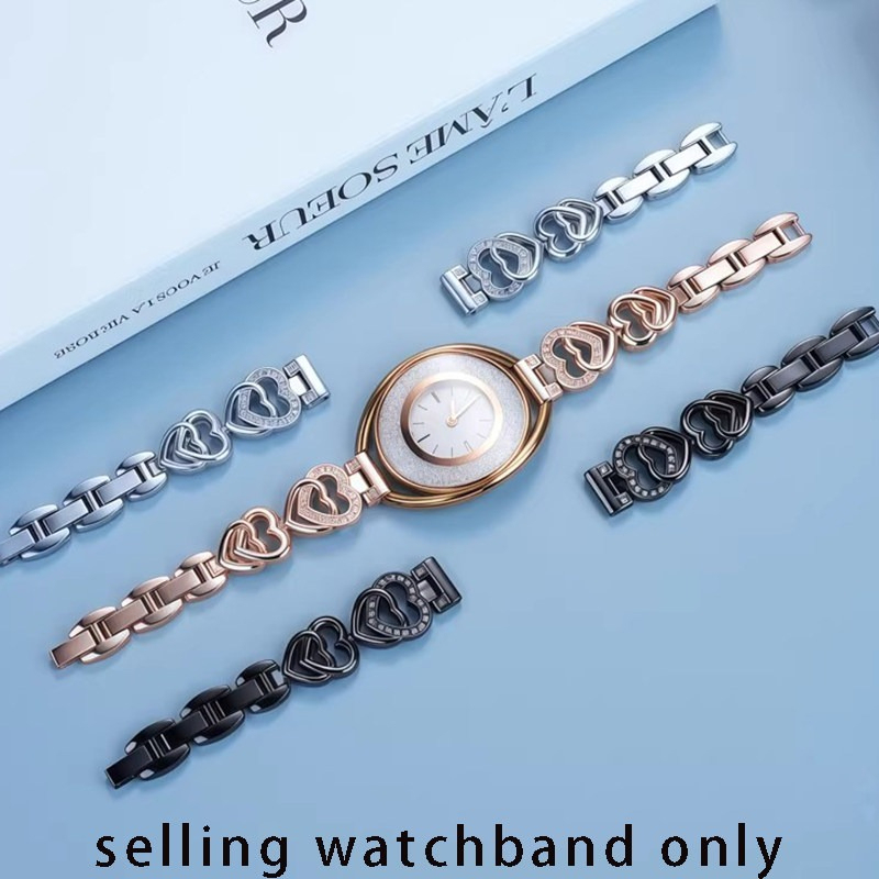 Replacement 12mm Stainless Steel Bracelet for Swarovski 5158544/5484058/5484061